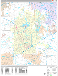 High Point Wall Map Premium Style 2026